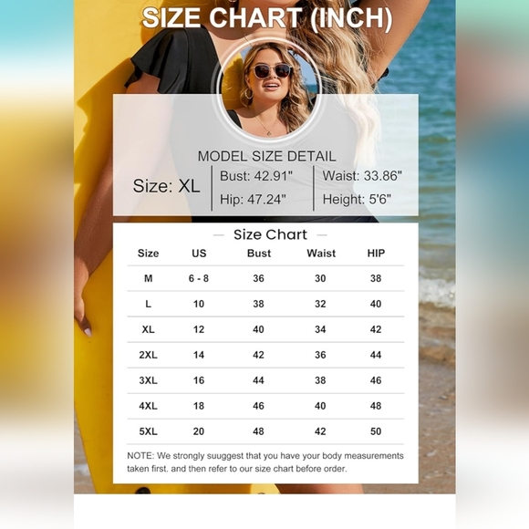 BLOOMING JELLY Ruffle Tummy Control Swimsuit - Picture 6 of 7